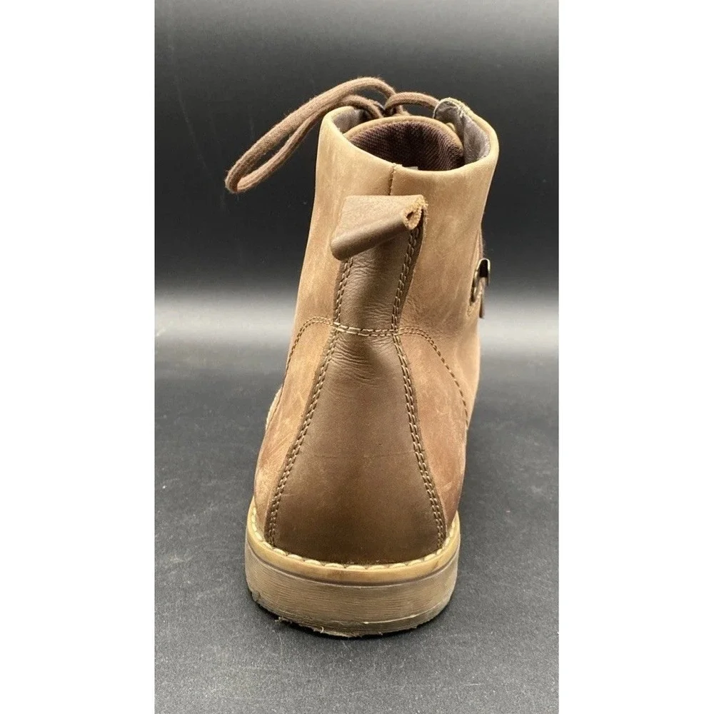GBX Layne Mens Brown Lace Up‎ Moc Toe Leather Ankle Chukka Boots Size 12M